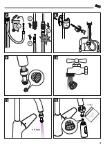 Предварительный просмотр 7 страницы Hans Grohe Focus M42 180 2jet 71801007 Instructions For Use/Assembly Instructions