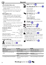 Preview for 2 page of Hans Grohe Focus M42 220 2jet 71800 Series Instructions For Use/Assembly Instructions