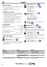 Предварительный просмотр 4 страницы Hans Grohe Focus M42 220 2jet 71800 Series Instructions For Use/Assembly Instructions