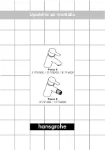 Preview for 201 page of Hans Grohe Focus S 31701000 Assembly Instructions Manual