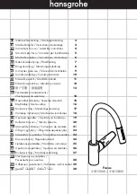 Hans Grohe Focus Instructions For Use Manual preview