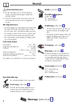 Preview for 2 page of Hans Grohe Focus Instructions For Use Manual