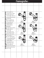 Preview for 1 page of Hans Grohe G 1 1/4 52010 Series Assembly Instructions