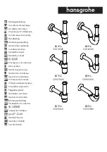 Hans Grohe G 1 1/4 53010 Series Assembly Instructions preview