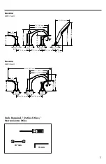 Предварительный просмотр 5 страницы Hans Grohe Locarno 04817 0 Series Installation/User Instructions/Warranty