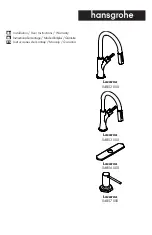 Hans Grohe Locarno 04853 0 Series Installation/User Instructions/Warranty preview