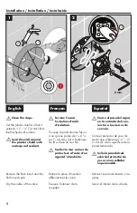 Preview for 8 page of Hans Grohe Locarno Thermostatic Trim with Volume Control and Diverter... Installation/User Instructions/Warranty