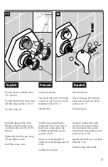 Preview for 13 page of Hans Grohe Locarno Thermostatic Trim with Volume Control and Diverter... Installation/User Instructions/Warranty