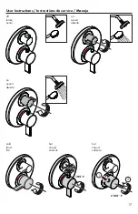 Предварительный просмотр 17 страницы Hans Grohe Locarno Thermostatic Trim with Volume Control and Diverter... Installation/User Instructions/Warranty