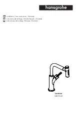 Preview for 1 page of Hans Grohe Locarno Installation/User Instructions/Warranty