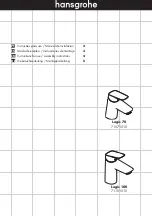 Hans Grohe Logis 100 71101010 Instructions For Use/Assembly Instructions preview