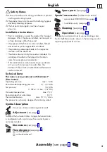 Preview for 3 page of Hans Grohe Logis 190 71090007 Instructions For Use/Assembly Instructions