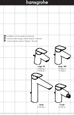 Preview for 1 page of Hans Grohe Logis 70 71078 1 Series Installation/User Instructions/Warranty