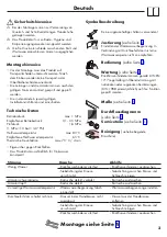 Preview for 3 page of Hans Grohe Logis 71400009 Instructions For Use/Assembly Instructions