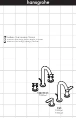 Preview for 1 page of Hans Grohe Logis Classic 71323 1 Series Installation/User Instructions/Warranty