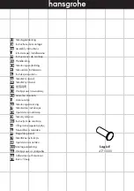 Предварительный просмотр 1 страницы Hans Grohe Logis E 41711000 Assembly Instructions