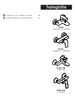 Hans Grohe Logis Loop 71319009 Instructions For Use/Assembly Instructions preview