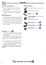 Предварительный просмотр 2 страницы Hans Grohe Massaud 18471180 Assembly Instructions Manual