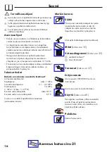 Preview for 16 page of Hans Grohe Metris 230 Series Instructions For Use Manual