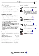 Preview for 3 page of Hans Grohe Metris 31083007 Instructions For Use/Assembly Instructions