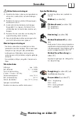 Preview for 17 page of Hans Grohe Metris 31315 Series Instructions For Use/Assembly Instructions