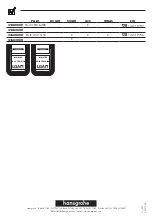 Preview for 56 page of Hans Grohe Metris 31480000 Instructions For Use/Assembly Instructions