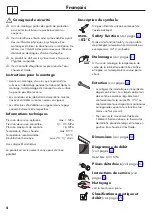 Preview for 4 page of Hans Grohe Metris 31570000 Instructions For Use/Assembly Instructions