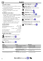 Preview for 4 page of Hans Grohe Metris 320 2jet 14820 Series Instructions For Use/Assembly Instructions