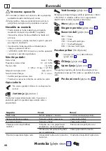 Preview for 22 page of Hans Grohe Metris 320 2jet Series Instructions For Use/Assembly Instructions