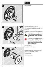 Preview for 12 page of Hans Grohe Metris C 15404 1 Series Installation/User Instructions/Warranty