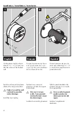 Preview for 4 page of Hans Grohe Metris C 15934 1 Series Installation/User Instructions/Warranty