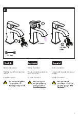 Preview for 7 page of Hans Grohe Metris C 31075 1 Series Installation/User Instructions/Warranty