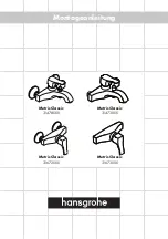 Preview for 1 page of Hans Grohe Metris Classic 31478 Series Assembly Instruction Manual