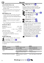 Preview for 2 page of Hans Grohe Metris M71 220 2jet 14834000 Instructions For Use/Assembly Instructions