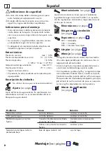 Preview for 6 page of Hans Grohe Metris M71 220 2jet 14834000 Instructions For Use/Assembly Instructions