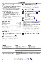 Preview for 22 page of Hans Grohe Metris M71 220 2jet 14834000 Instructions For Use/Assembly Instructions