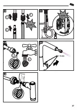 Preview for 37 page of Hans Grohe Metris M71 220 2jet 14834000 Instructions For Use/Assembly Instructions