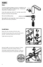 Preview for 6 page of Hans Grohe Metris S 31063 1 Series Installation Instructions And Warranty