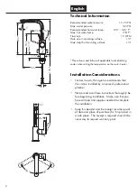 Preview for 2 page of Hans Grohe Metris S 31161 1 Series Installation/User Instructions/Warranty