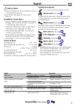 Preview for 3 page of Hans Grohe Metris Select M71 200 1jet 14845007 Instructions For Use/Assembly Instructions