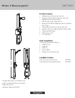 Hans Grohe Metro E 06572000 Features & Dimensions preview