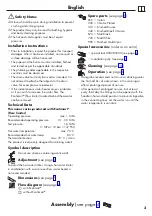 Preview for 3 page of Hans Grohe Metropol 110 32507 7 Series Instructions For Use/Assembly Instructions