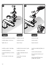 Preview for 12 page of Hans Grohe Metropol 32556 1 Series Installation/User Instructions/Warranty