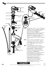 Предварительный просмотр 36 страницы Hans Grohe Metropol E 14070 Series Instructions For Use/Assembly Instructions