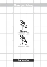 Предварительный просмотр 1 страницы Hans Grohe Metropol S 14061 Series Assembly