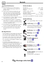 Preview for 2 page of Hans Grohe Metropol Series Instructions For Use/Assembly Instructions