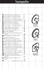 Preview for 1 page of Hans Grohe Modern Instructions For Use/Assembly Instructions