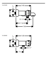 Предварительный просмотр 2 страницы Hans Grohe Mondial 15431 Series Installation Instructions Manual