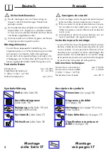 Preview for 2 page of Hans Grohe Montreux 16320 Series Instructions For Use/Assembly Instructions