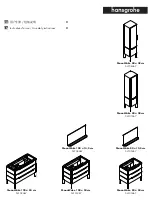 Предварительный просмотр 1 страницы Hans Grohe MoonWake 54108467 Assembly Instruction And Instructions For Use